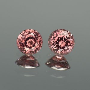 RoseZircon_round_pair_7.8_8.0mm_5.86cts_H_zn2026_crop_SOLD