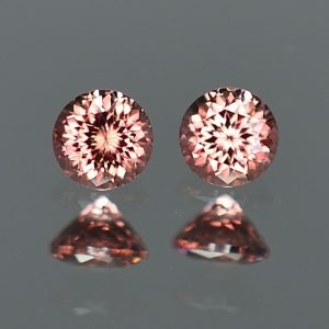 RoseZircon_round_pair_4.5mm_1.24cts_zn2461