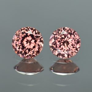 RoseZircon_round_pair_6.5mm_2.87cts_zn3075