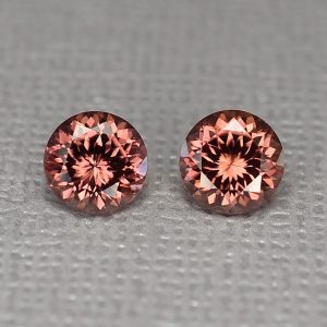RoseZircon_round_pair_6.5mm_3.20cts_zn2479