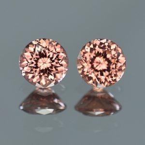 RoseZircon_round_pair_6.5mm_3.25cts_zn3090