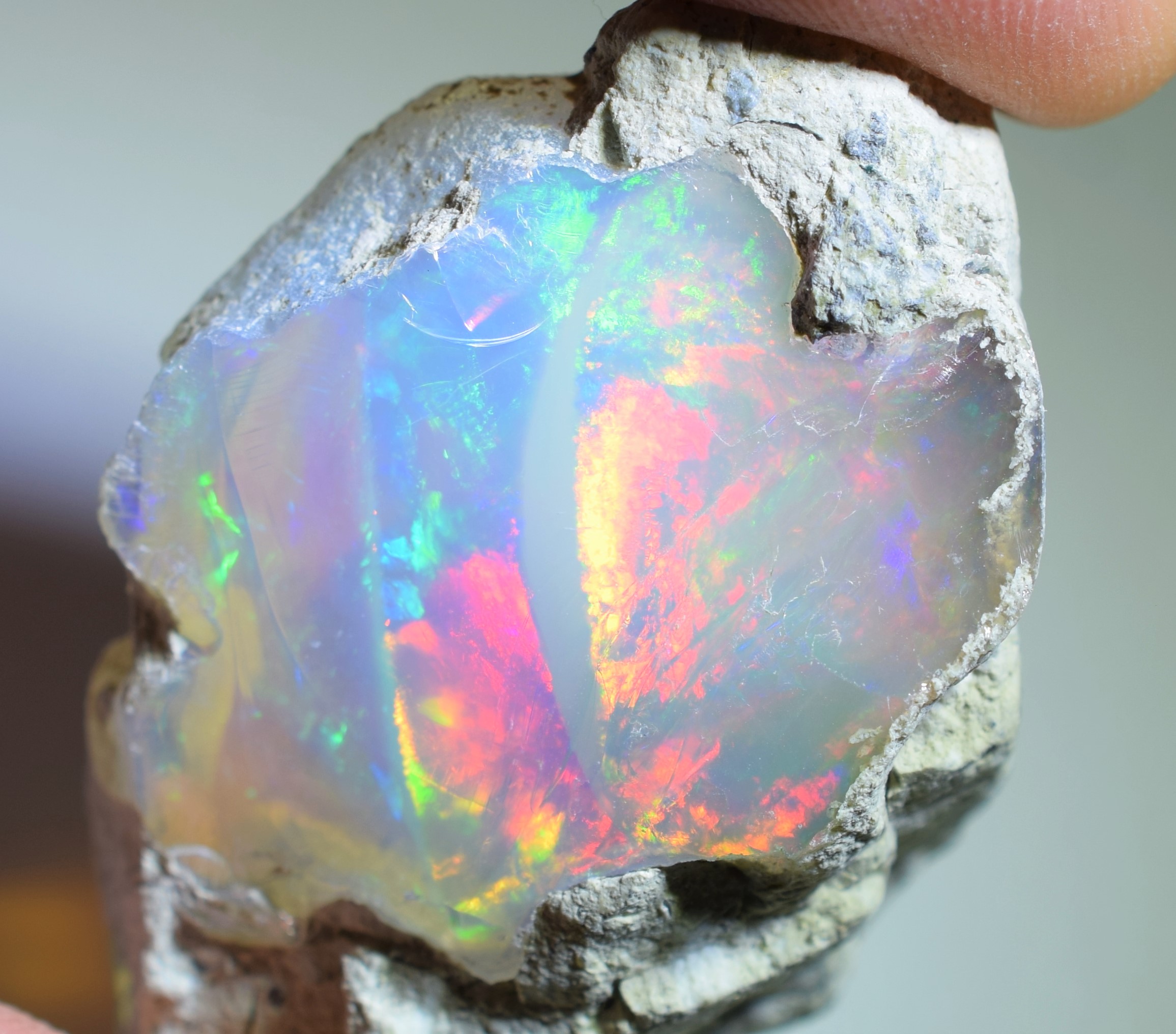 Hydrophane Opal from Ethiopia - Color First