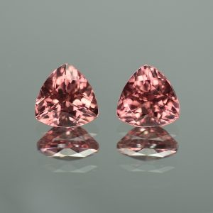 RoseZircon_trillion_pair_9.9_10.1mm_9.93cts_zn2386_SOLD
