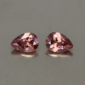 RoseZircon_pearshape_pair_7.0x5.0mm_1.95cts_zn2490