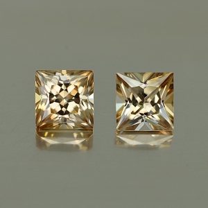 ChampagneZircon_princess_pair_5.0mm_1.96cts_N_zn3563_SOLD