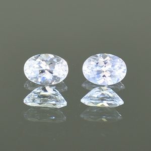 WhiteZircon_oval_pair_7.1x5.0mm_2.35cts_H-zn1903_SOLD