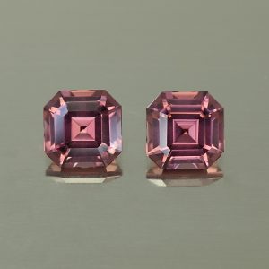 RoseZircon_sq_eme_pair_7.0mm_4.97cts_H_zn4306_SOLD