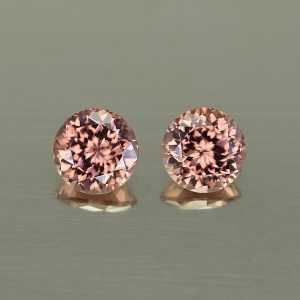 RoseZircon_round_pair_7.0mm_3.98cts_H_zn3048_SOLD