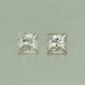 ChampagneZircon_princess_pair_4.5mm_1.48cts_N_zn5208_SOLD