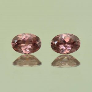 RoseZircon_oval_pair_6.5x4.5mm_1.68cts_H_zn6919