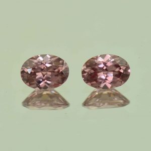 RoseZircon_oval_pair_7.5x5.5mm_2.75cts_H_zn6923