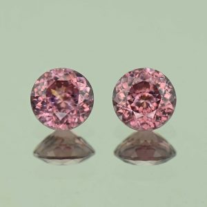 RoseZircon_round_pair_6.4mm_3.07cts_H_zn6077