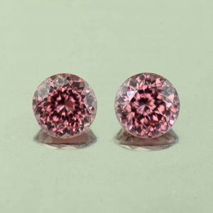 RoseZircon_round_pair_6.5mm_3.12cts_H_zn3491