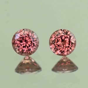 RoseZircon_round_pair_4.5mm_1.19cts_H_zn4062