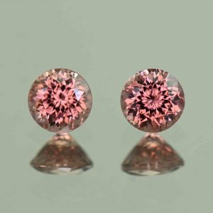 RoseZircon_round_pair_4.5mm_1.23cts_H_zn4059_SOLD